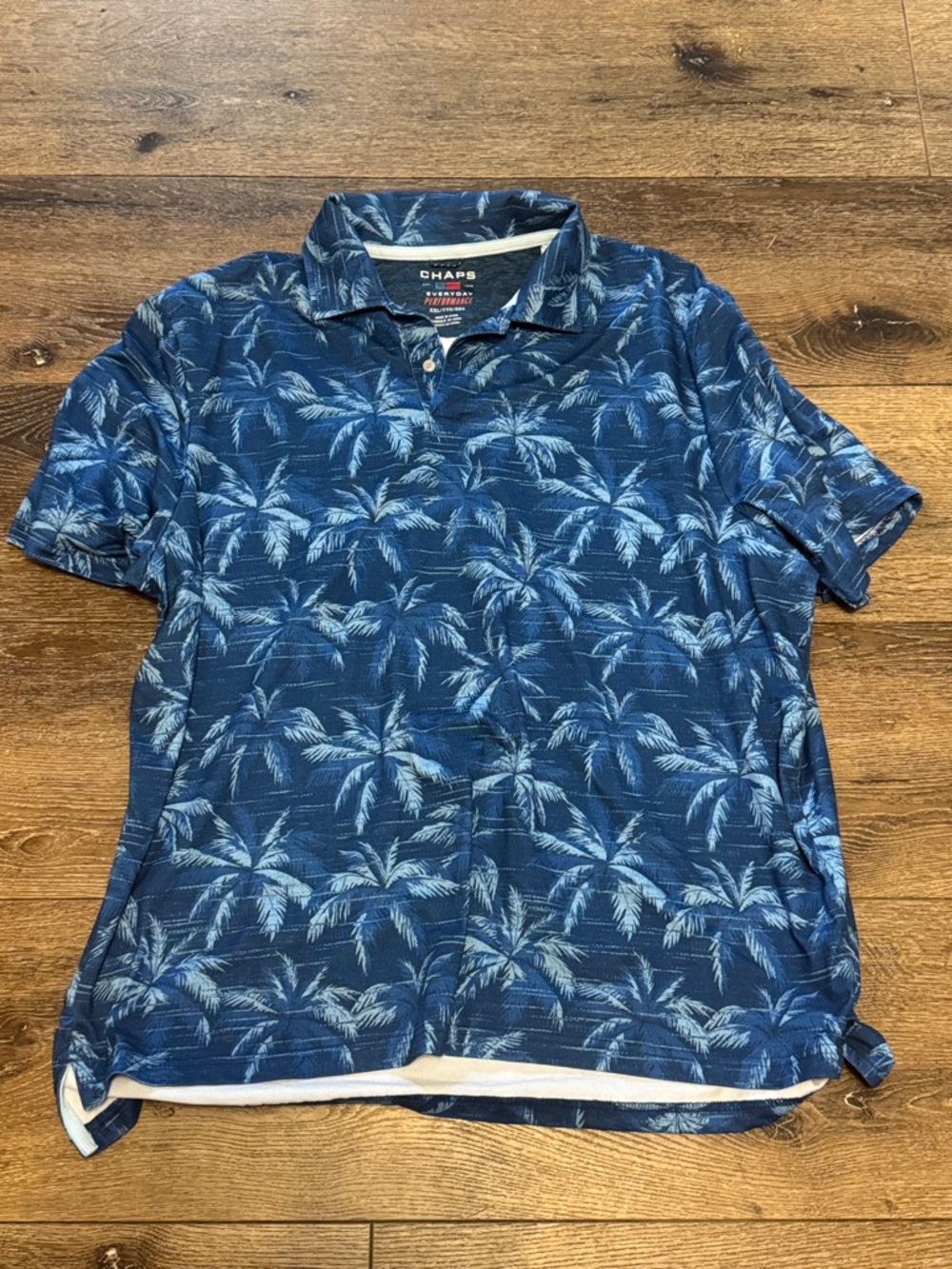 Chaps‎ navy Hawaiian polo XXL